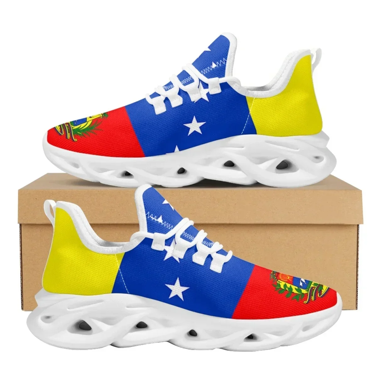 Women Shoes Tennis - Venezuela-Flaggen-Sneaker für Damen und Herren 2023,