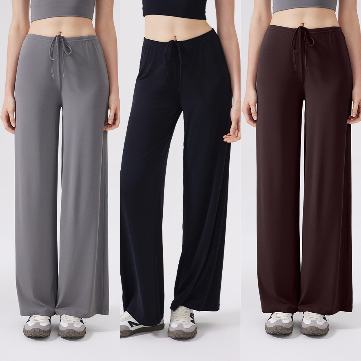 Women Shoes Joggers - Ctenkevet Damen High-Waist Wide-Leg Yoga-Jogginghose, Lässige