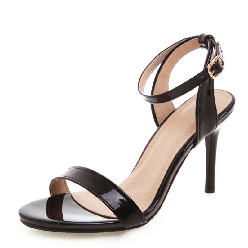 Ankle Strap Heels - Sommer-Sandalen, Schuhe für Damen, High Heels,