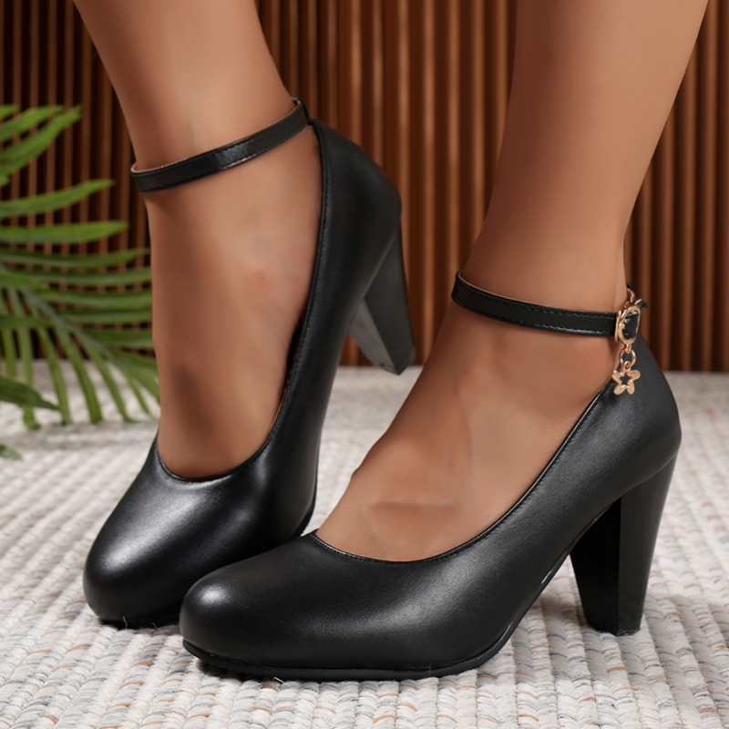 Women'S Shoes Big Feet - Elegante schwarze rosa weiße High Heel