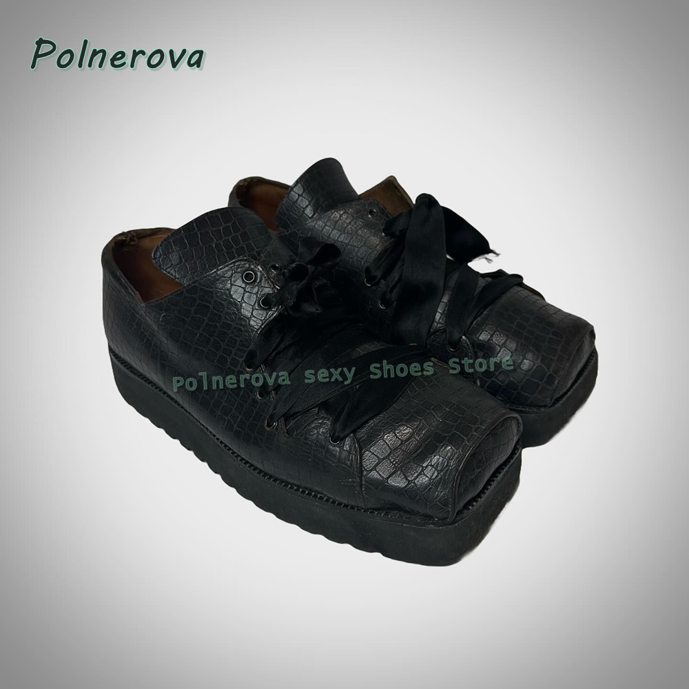 Women'S Shoes Crocs - Damen Gothic Schnür-Stiefeletten mit klobiger Sohle,