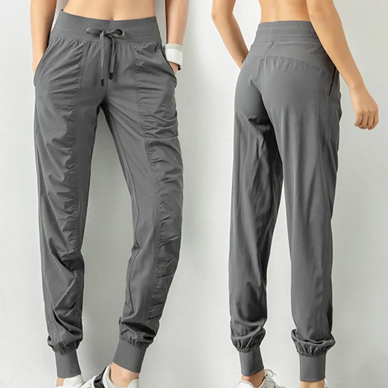 Women Shoes Joggers - Jogginghose, Stoff, Kordelzug, Laufen, Sport, Jogger,