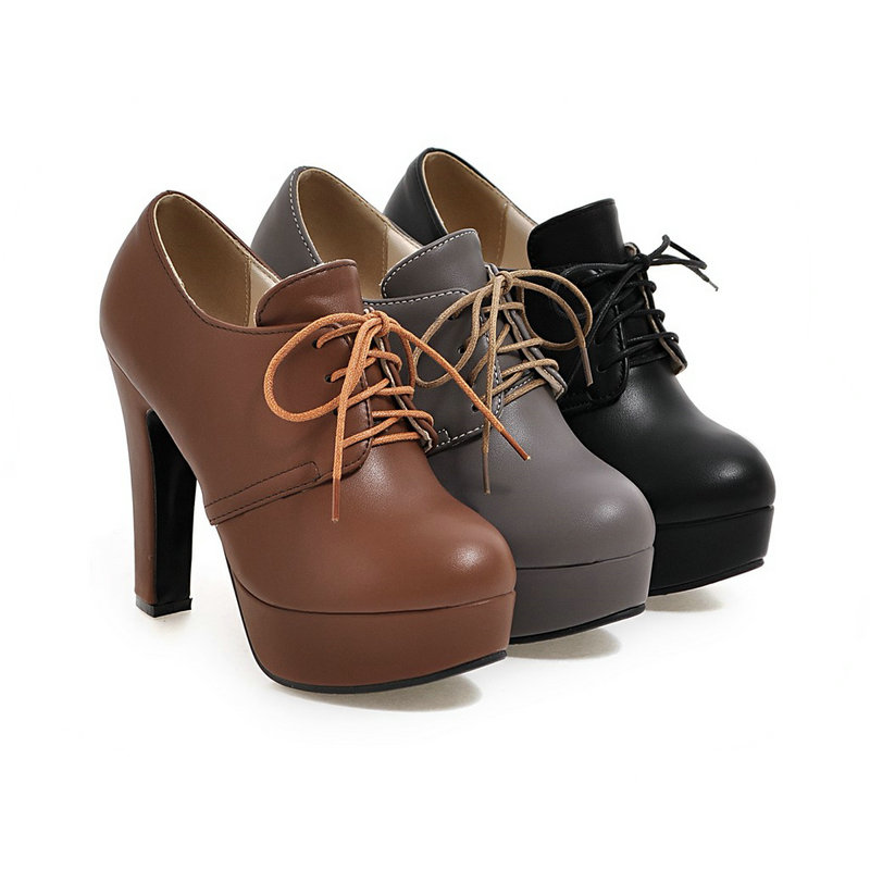 Runde Zehen, braun, schwarz, g – Women'S Shoes Big Feet Bewertung und Preis