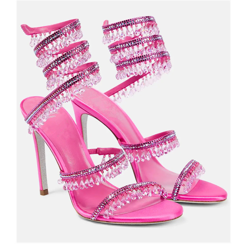2026 Damen High Heels Neue Str – Ankle Strap Heels Bewertung und Preis