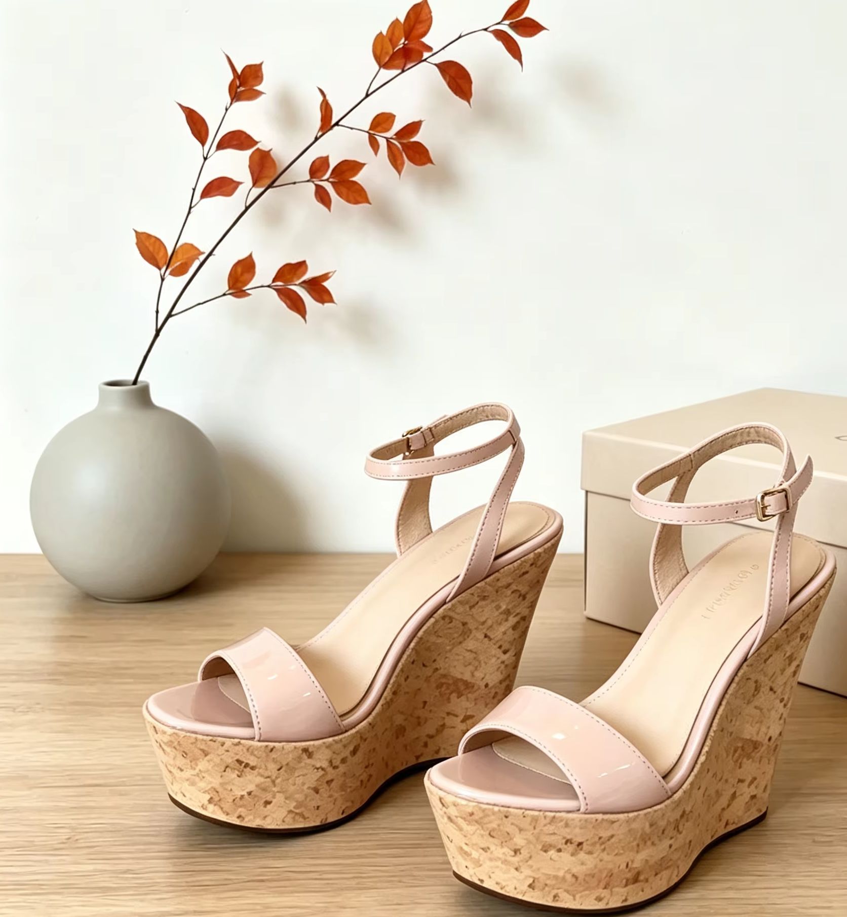 Kork-Keilabsatz Damen Plateau- – Cork Wedge Sandal Bewertung und Preis
