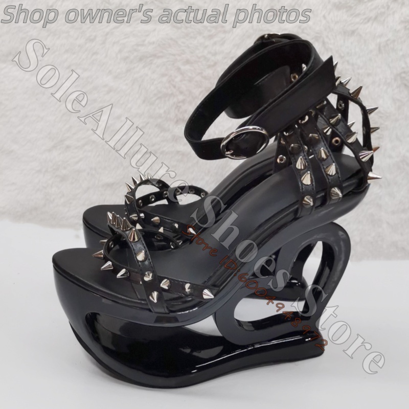 Hot Pink Spike Stud Caged Hear – Ankle Strap Heels Bewertung und Preis