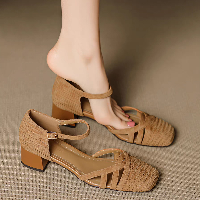 Retro-Webart-High-Heel-Sandale – Ankle Strap Heels Bewertung und Preis