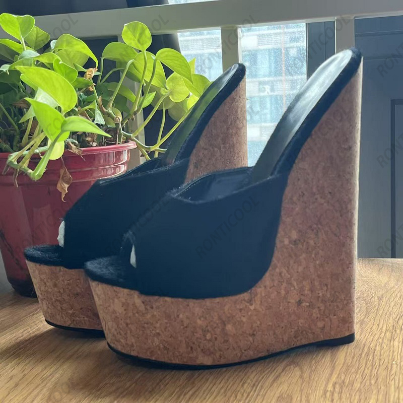Ronticool handgefertigte schwa – Cork Wedge Sandal Bewertung und Preis