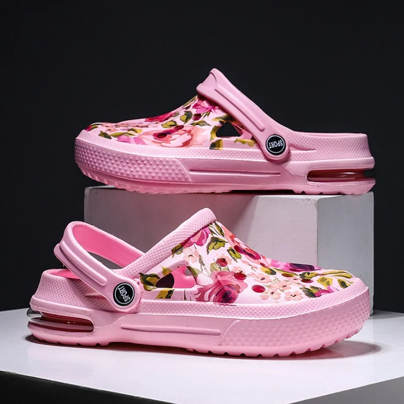 Sommer Frauen Floral Graffiti  – Women'S Shoes Crocs Bewertung und Preis