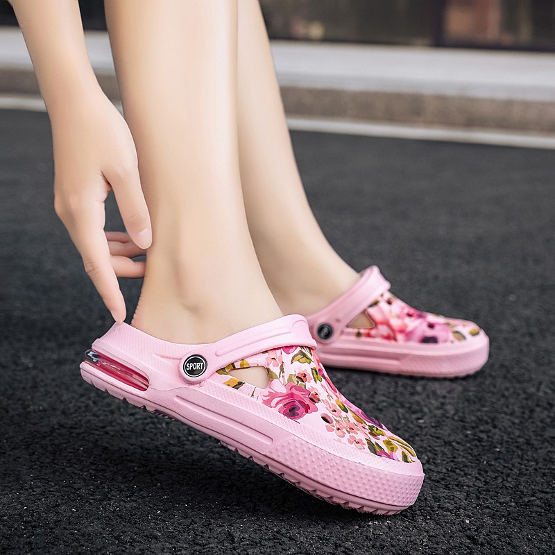 Sommer Frauen Floral Graffiti  – Women'S Shoes Crocs Bewertung und Preis