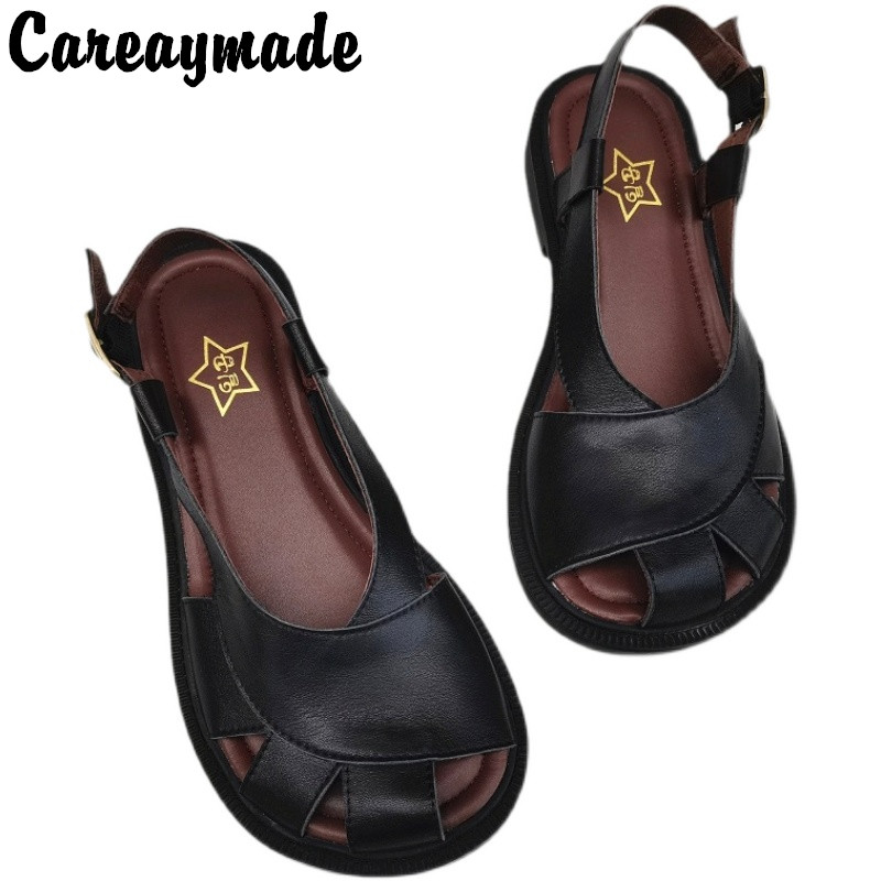 Careaymade-Echtes Leder große  – Women'S Shoes Big Feet Bewertung und Preis
