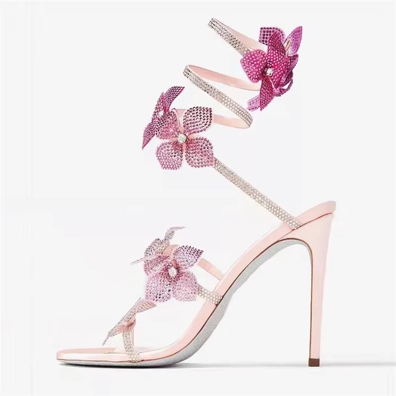 Eilyken Sexy KRISTALL Blume Dü – Ankle Strap Heels Bewertung und Preis