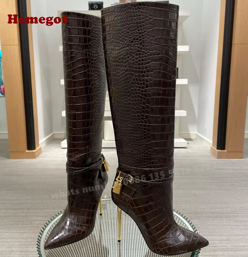 Kniehohe Stiefel mit Krokodilm – Women'S Shoes Crocs Bewertung und Preis