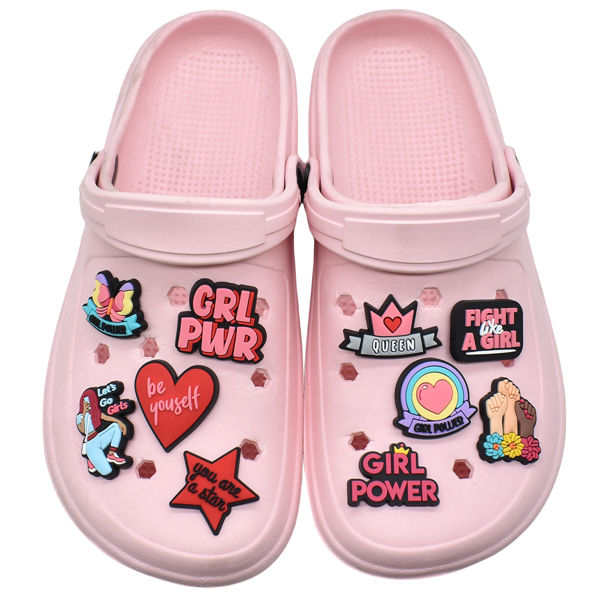 Süße rosa Power Schuh Charms D – Women'S Shoes Crocs Bewertung und Preis